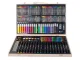 Art Set in Wooden Suitcase, 188 Pieces