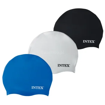 Плавательная шапочка, для плавания INTEX 55991 белая