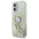Hello Kitty iPhone 16 vāciņš Liquid Glitter Fever MagSafe, zeltīts
