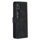 Xiaomi Mi CC9 Pro / Mi Note 10 Pro / Mi Note 10 PU Leather Wallet Case Cover, black | Telefona vāciņš maciņš...