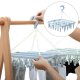 Folding Hanging Clothes Underwear Socks Dryer with 32 Clothespins, Green