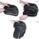 Wozinsky Large Bike Rack Bag 35L with Rain Cover, Black