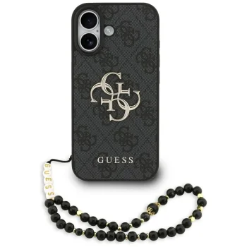 Guess 4G Strap 4G Classic Logo vāciņš Apple iPhone 17, melns