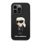 Karl Lagerfeld Silicone Ikonik MagSafe Case for iPhone 14 Pro - Black