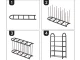 5-Tier Shoe Rack, Black/Silver