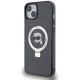 Karl Lagerfeld iPhone 15 vāciņš Magsafe Ringstand, melns