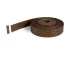 Заборная лента MIKKO RATTAN MK-01, 12,75 x 0,0475 м, 1200 г/м², темно-коричневая
