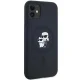 Чехол Karl Lagerfeld для iPhone 11 / XR Silicone Karl & Choupette MagSafe, черный