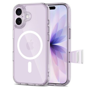 Tech-Protect Magpeak Magsafe CC Phone Case Cover iPhone 17 - Clear