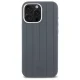 Mercedes iPhone 16 Pro Max vāciņš Silicone Vertical Tonal Stripes MagSafe, pelēks