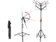 Saliekams Nošu Pults Statīvs Turētājs Paliktnis + Soma, 130 cm | Conductors Stand Music Book Holder
