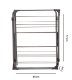 ModernHome JM-3-18G Vertical Laundry Airer, 3 Tiers, 15m Drying Space