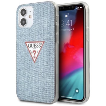Чехол Guess для iPhone 12 mini Jeans Collection, синий