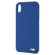BMW Silicone M Collection vāciņš iPhone Xr, zils