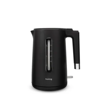 Elektriskā tējkanna Huslog Double-Wall 1.5L 2200W, melna