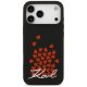 Karl Lagerfeld silikona vāciņš ar sirds zīmes logotipu un MagSafe iPhone 17 Pro Max - Melns | Silicone Heart Sign...