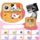 Wozinsky WDT-03 Bērnu Fotoaparāts Momentkamera ar Termoprinteri, Oranžs | Children Instant HD Digital Print Camera