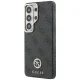 Guess 4G Rhinestone Round Logo MagSafe vāciņš Samsung Galaxy S26 Ultra, melns