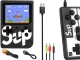 Mini retro rokas spēļu konsole, 400 spēles, 3.0\" LCD, ar TV vadu un pulti, melna