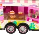 Remote Control Camper Van Toy with Accessories, 2.4GHz, Pink