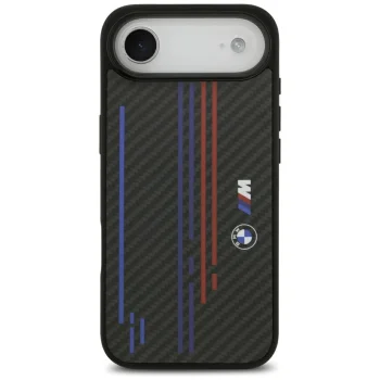 Чехол BMW M Kevlar Lines & Logo MagSafe для iPhone Air, черный