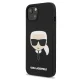 Apple iPhone 13 mini 5,4\'\' Karl Lagerfeld Silicone Karl\'s Head Case Cover, Black | Чехол Кейс Бампер...