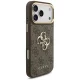 Guess 4G vāciņš iPhone 18 Pro / 17 Pro ar platu siksniņu, brūns