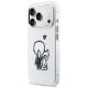Karl Lagerfeld Karl & Choupette Back MagSafe Phone Case Cover iPhone 17 Pro Max - Clear