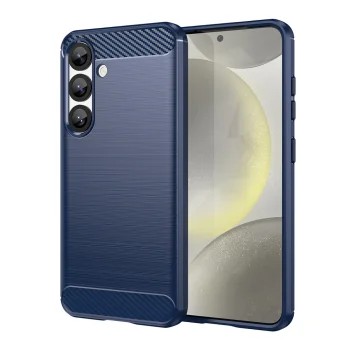 Carbon Case Samsung Galaxy S25 Edge vāciņš, zils