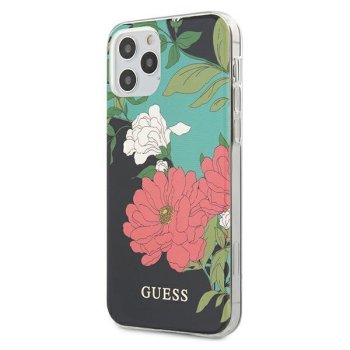 Apple iPhone 12 Pro Max 6.7'' Guess N°1 Flower Collection Case Cover (GUHCP12LIMLFL01), Black | Чехол Кейс...