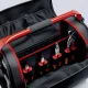 KNIPEX instrumentu soma ar tērauda rokturi un pleca siksnu, melna