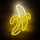 Forever Light FLNE10 LED Neon Banana, White/Yellow