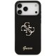 Guess iPhone 17 Pro Max vāciņš Silicone Big 4G Script, melns