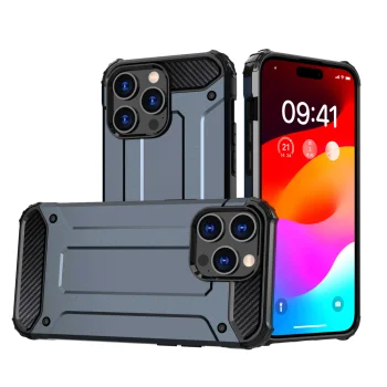 iPhone 15 Pro Case Hybrid Armor - Blue