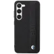 Samsung Galaxy S23 (SM-S911) BMW Leather Textured & Stripe Case Cover (BMHCS23S22RDPK), Black | Telefona Maciņš Vāks...