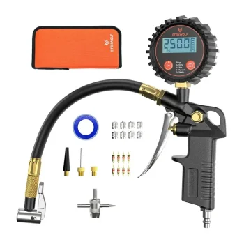 Etenwolf T500 Electronic Tire Pressure Gauge with Inflator 3–250 PSI