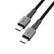 Кабель Tech-Protect UltraBoost DNA USB-C 60W, 100см, серый