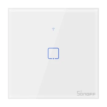 Wall Mounted Smart Light Switch (1-channel) /WiFi/ RF 433 Sonoff T1 EU TX