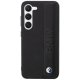 Samsung Galaxy S23 (SM-S911) BMW Leather Textured & Stripe Case Cover (BMHCS23S22RDPK), Black | Telefona Maciņš Vāks...