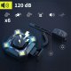Gotel L8A Bicycle LED Light and Horn Set