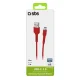 Кабель SBS USB-A - USB-C 1.5м, красный