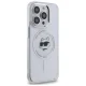 Karl Lagerfeld IML Metal Choupette Head MagSafe vāciņš iPhone 13 Pro, balts