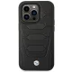 Чехол BMW Leather Seats Pattern MagSafe для iPhone 14 Pro, черный