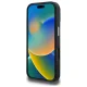 Guess iPhone 16 Pro Max vāciņš Grained Triangle MagSafe, melns