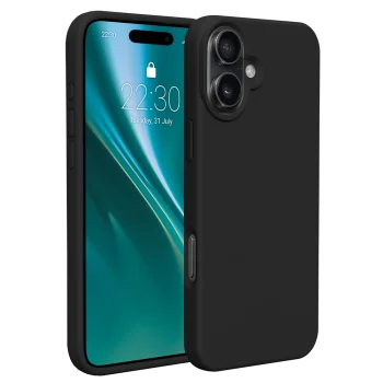 Etteri Silicone Case vāciņš iPhone 16 Plus melns