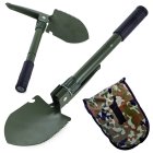 Multifunkcionāla Saliekama Mini Izdzīvošanas Tūrisma Sapiera Lāpsta ar Somu | Folding Camping Survival Sapper Shovel