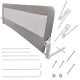 Fold Down Safety Bed Rail Guard 200 cm, Grey