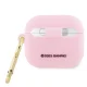 Чехол Hello Kitty для AirPods 3 Silicone 3D Kitty Head, розовый