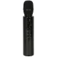 Bezvadu karaoke mikrofons bērniem ar Bluetooth skaļruni, 2000mAh, SD, USB, melns