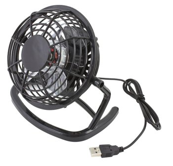 Mini USB galda ventilators, melns